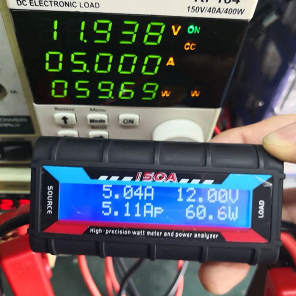 150A RC High Precision Current Power Analyzer Backlight LCD Digital High-Precision Amp Watt Meter RC Battery Power Analyzer