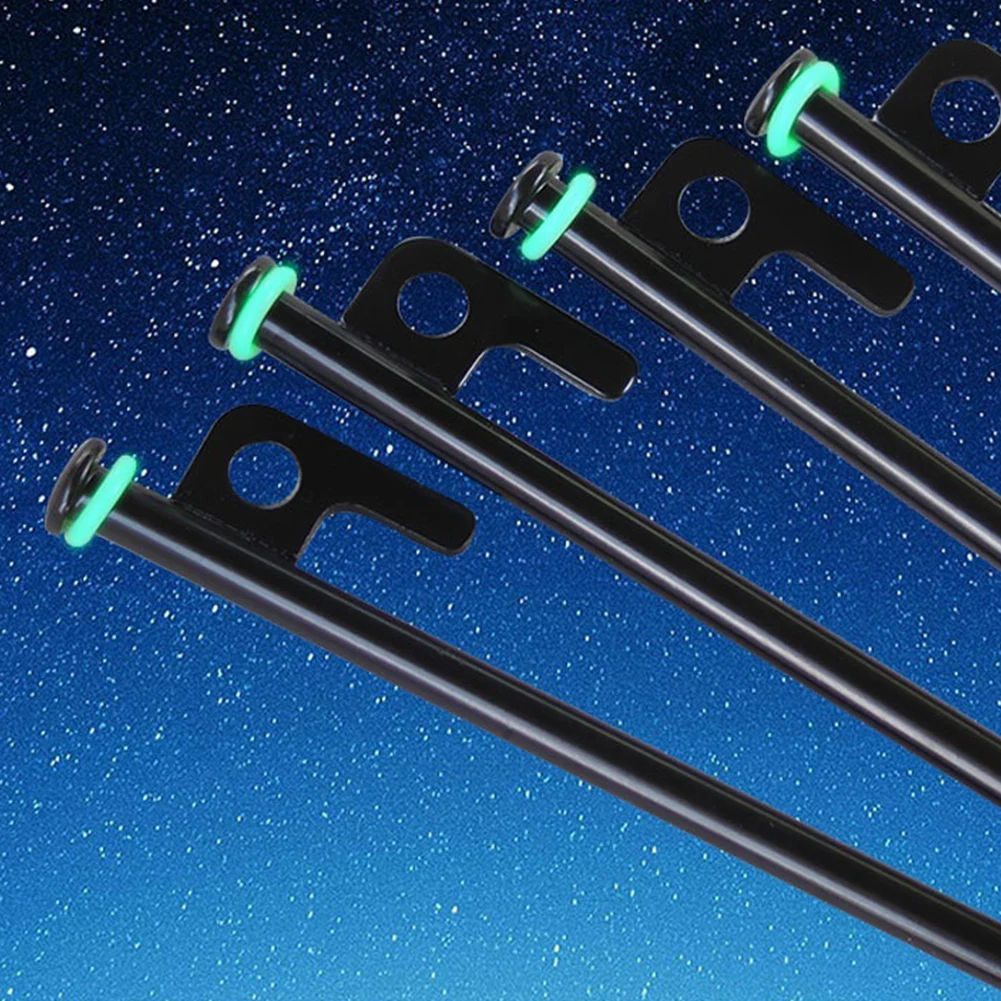 4/8Pcs Tent Stakes Forged Steel Tent Pegs Heavy Duty Ground Stakes 30cm Camping Tent Spikes with Storage Bag for Outdoor Camping