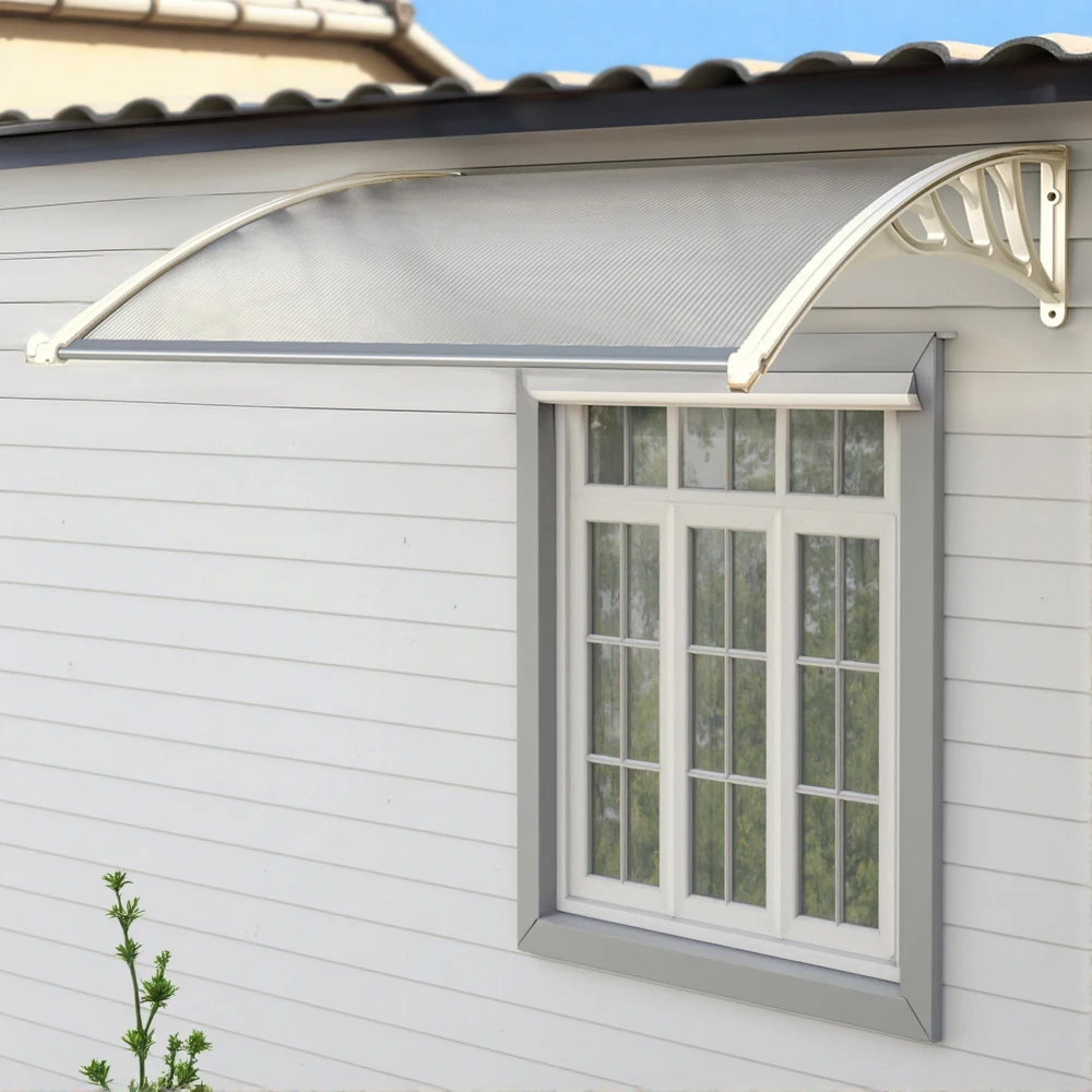 Window aluminum alloy door canopy awning rainproof canopy external awning rain and snow terrace sunshade