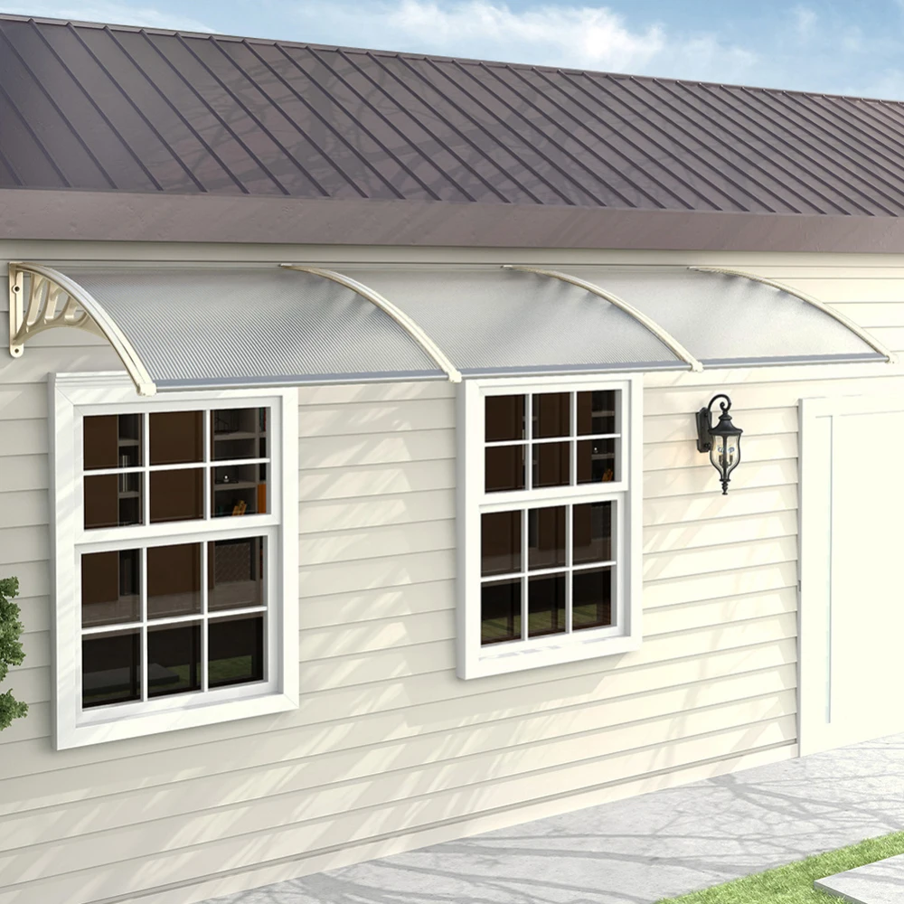 Window aluminum alloy door canopy awning rainproof canopy external awning rain and snow terrace sunshade