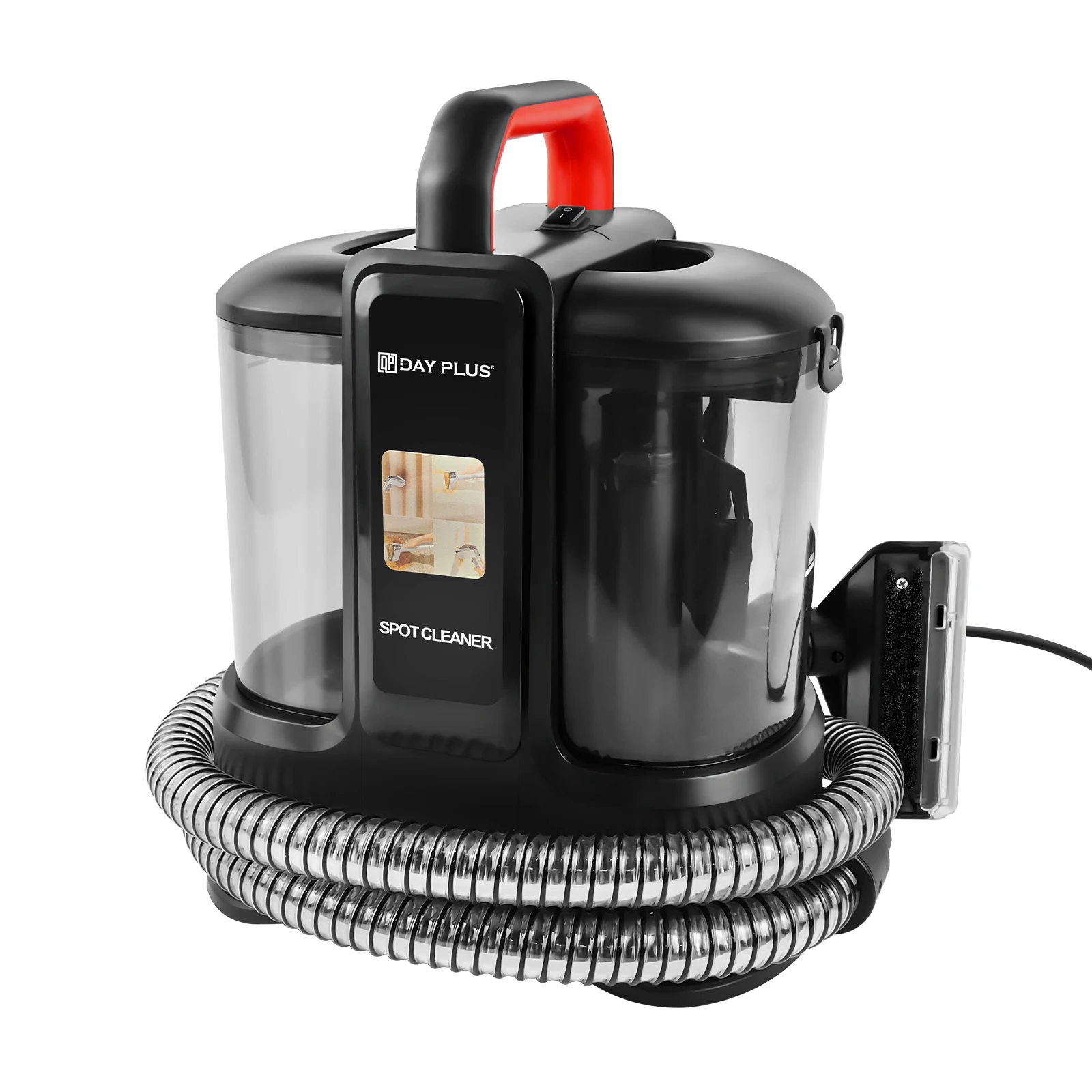 Spot Cleaner, Stain, Car, Upholstery, Sofa and Carpet Cleaning Machine, Portable and Compact Design, Included Solution Removes