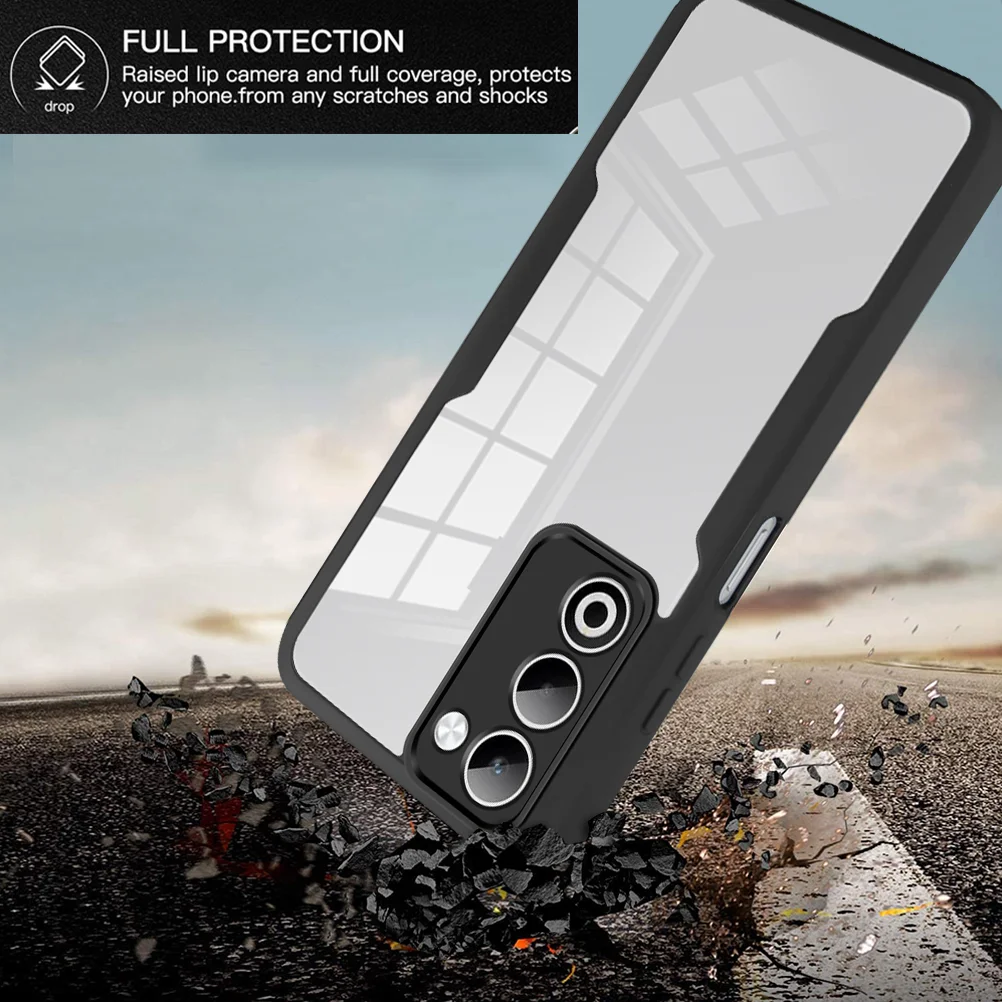 Full Body Protection Shockproof Case for OPPO A5 5G 2025 Protective Cover Screen Protector Fundas Coque Capa