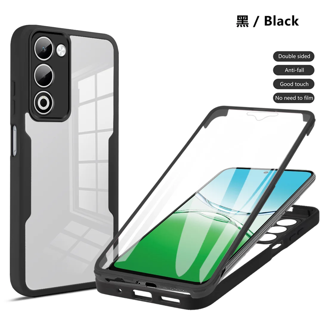 Full Body Protection Shockproof Case for OPPO A5 5G 2025 Protective Cover Screen Protector Fundas Coque Capa