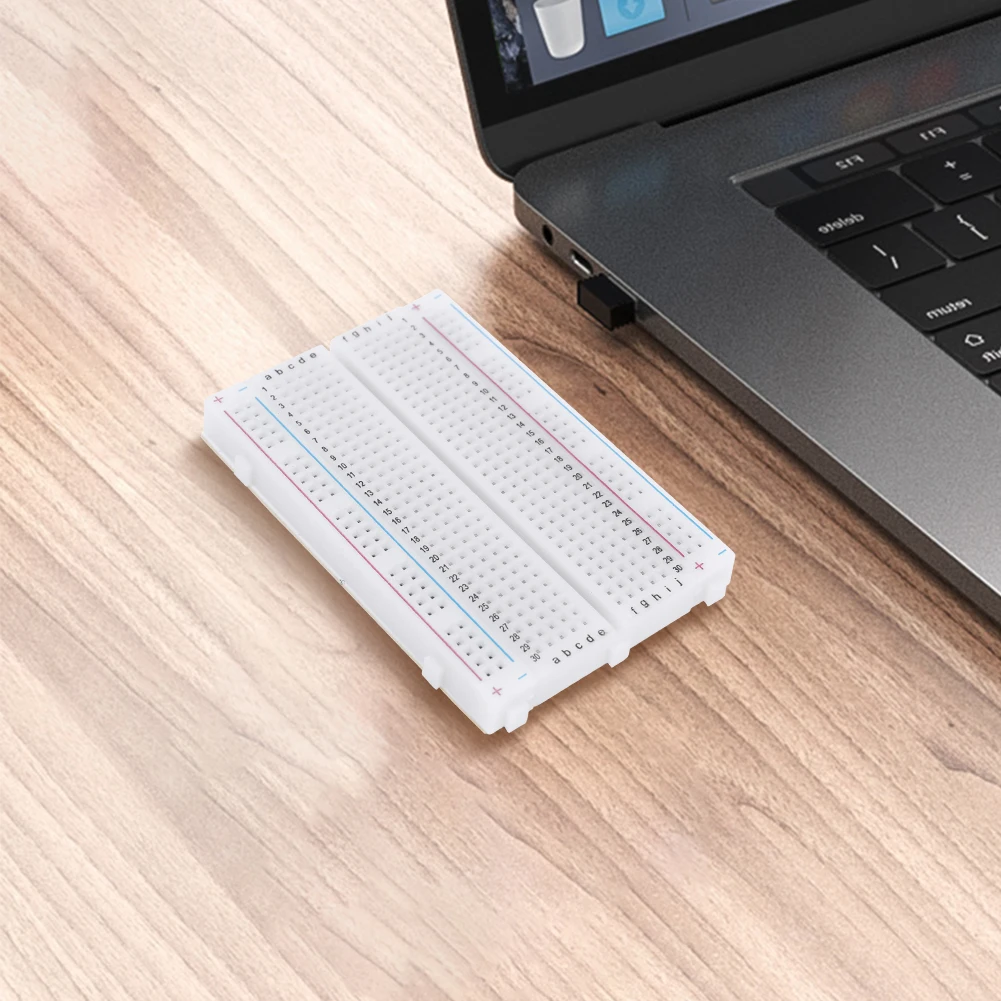 1-50PCS 400 Tie Points Solderless PCB Breadboard BB-801 Prototype Universal Mini Bread Board for Arduino Proto Raspberry Pi Kits
