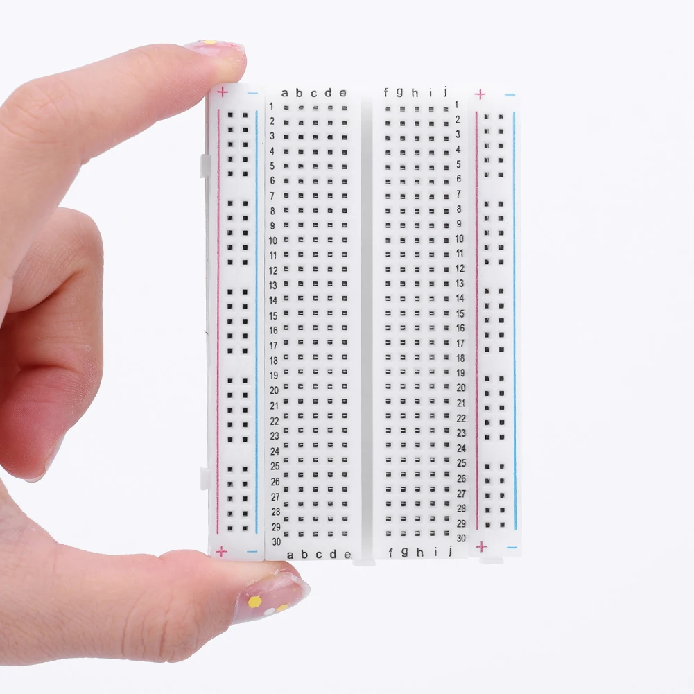 1-50PCS 400 Tie Points Solderless PCB Breadboard BB-801 Prototype Universal Mini Bread Board for Arduino Proto Raspberry Pi Kits