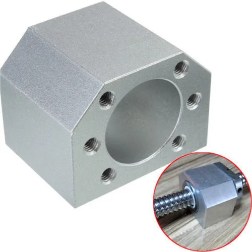 【DE】SFU1605 Ballscrew-L300mm/ 500mm/ 600mm /800mm/1050mm End machined & Ball nut & BK/BF12 End Support & Nut housing for CNC