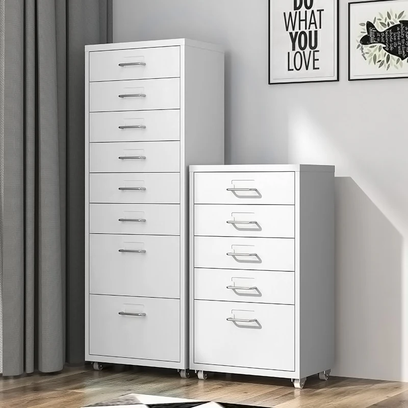 【Breeins】Vertical File Cabinet with Wheels Storage Shelf For Home Office