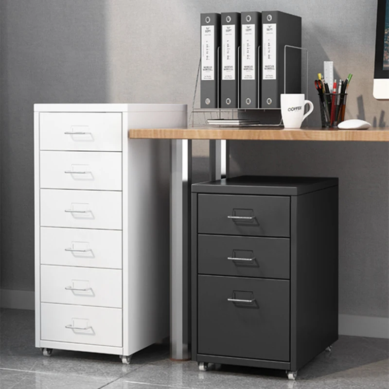 【Breeins】Vertical File Cabinet with Wheels Storage Shelf For Home Office