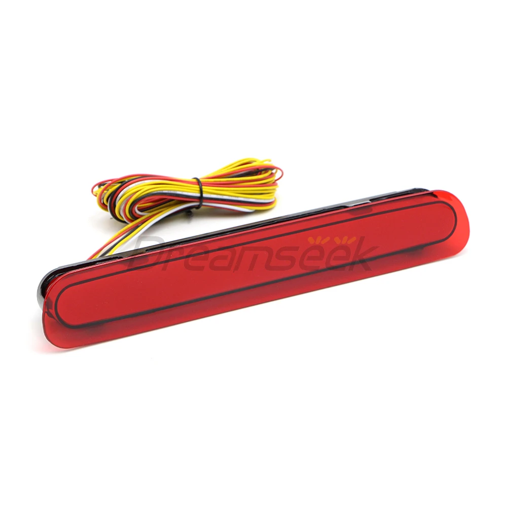 For Toyota Hilux Vigo 2005-2014 LED Car Rear High Level Tailgate Brake Light Sequential Stop Lamp Bar With Turn Signal Red Lens