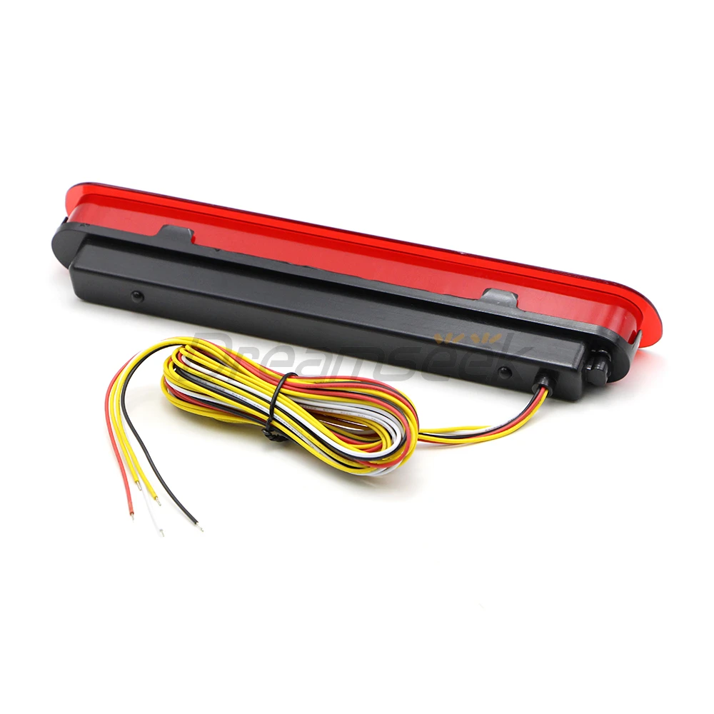 For Toyota Hilux Vigo 2005-2014 LED Car Rear High Level Tailgate Brake Light Sequential Stop Lamp Bar With Turn Signal Red Lens