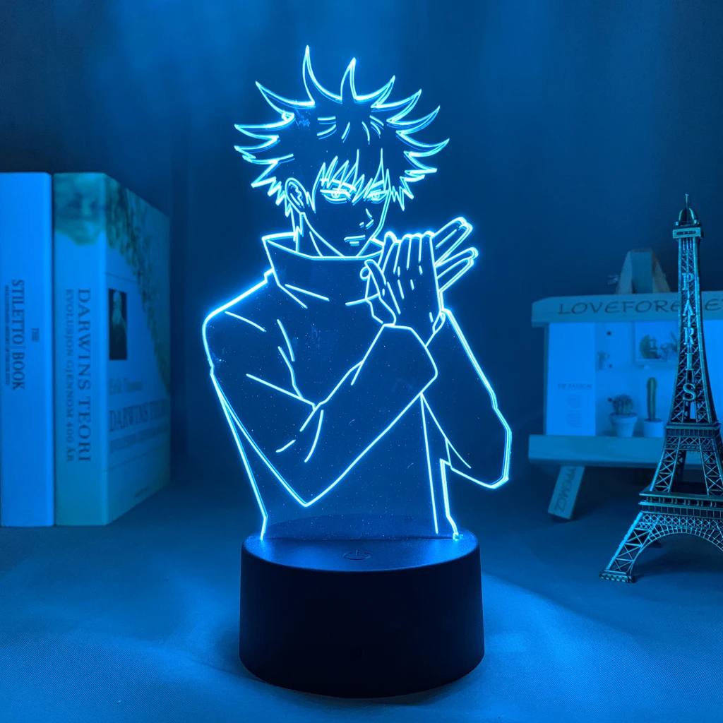 Anime Lamp Satoru Gojo Jujutsu Kaisen Led Night Light Yuji Itadori for Room Deco Birthday Gift Jujutsu Kaisen Lamp Yuji Itadori