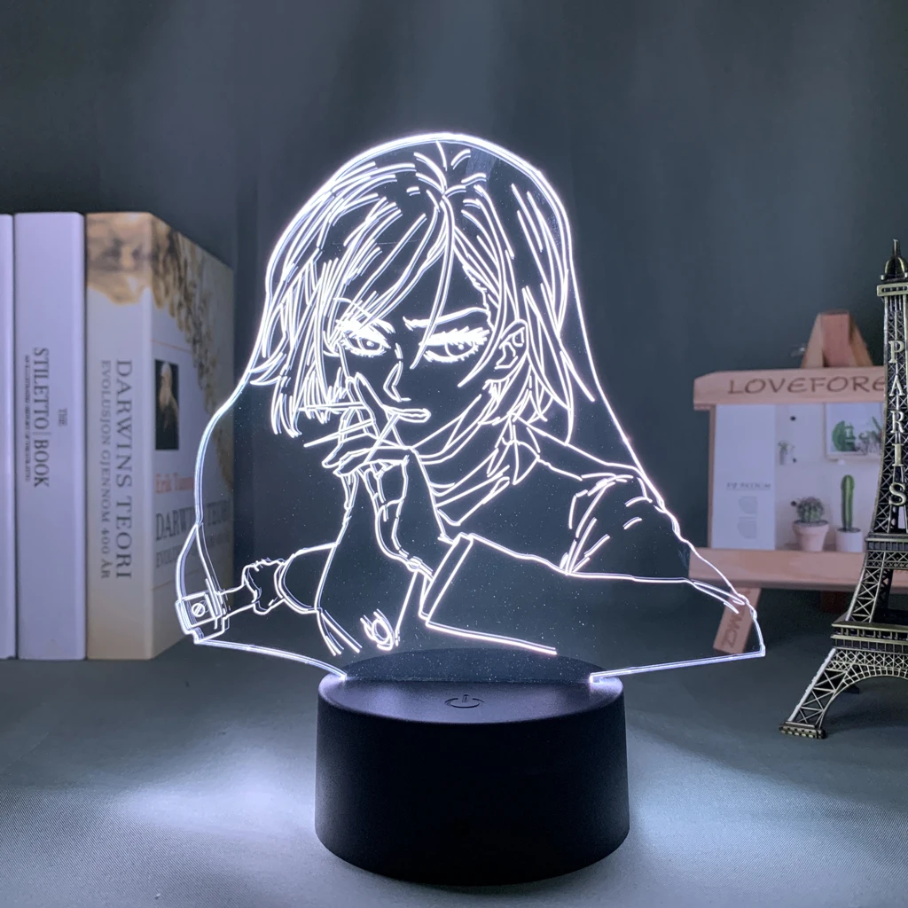 Anime Lamp Satoru Gojo Jujutsu Kaisen Led Night Light Yuji Itadori for Room Deco Birthday Gift Jujutsu Kaisen Lamp Yuji Itadori