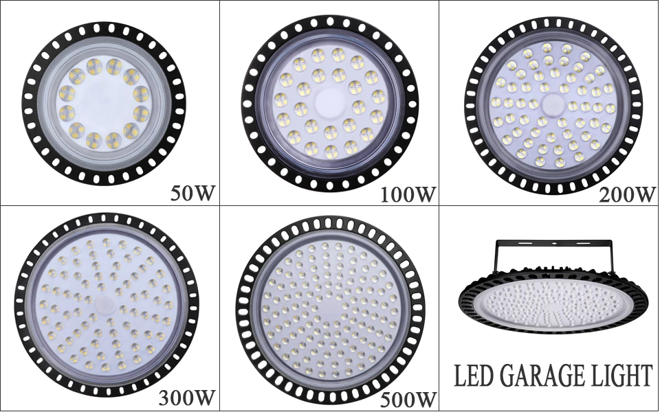 50W-500W LED Garage Light SMD2835 Outdoor Garden Lights IP67 floodlight Workshop Lamp Night werkstatt Lighting lampa warsztatowa