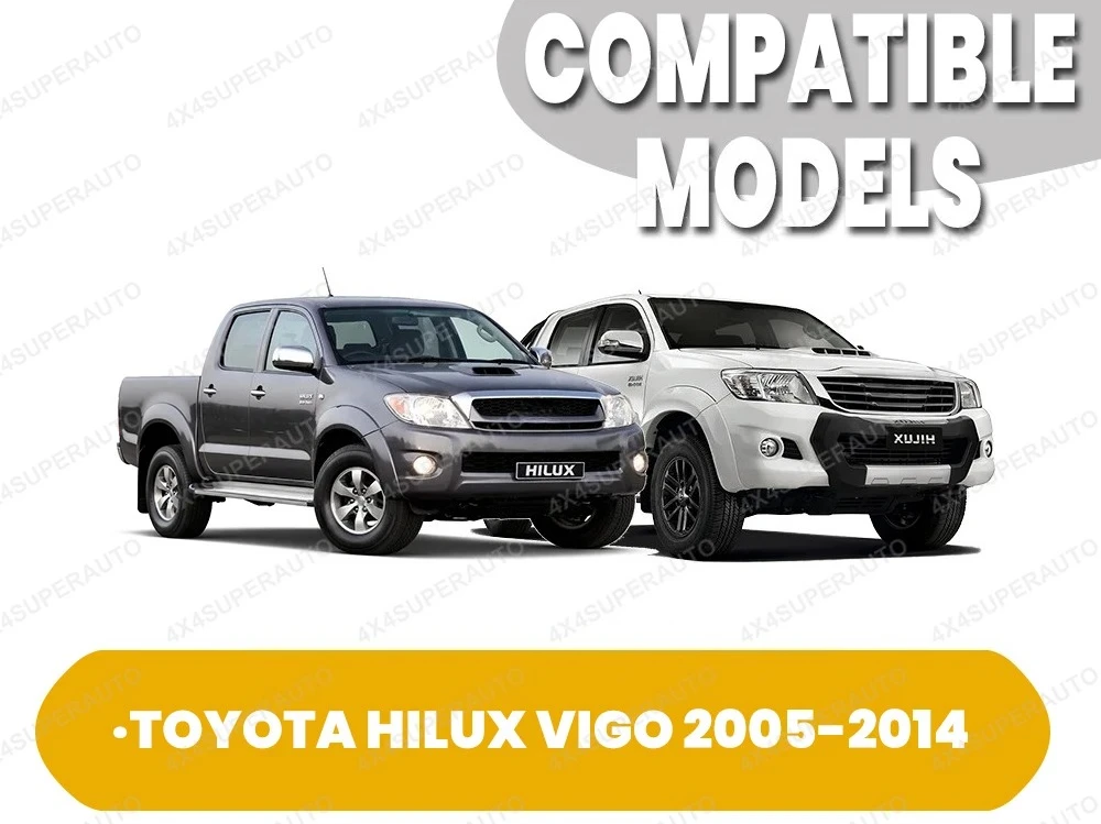 Pocket Style Fender Flares For Toyota Hilux Vigo SR SR5 2005-2014 30mm Widen Wheel Arch Extensions Offroad Car Accessories