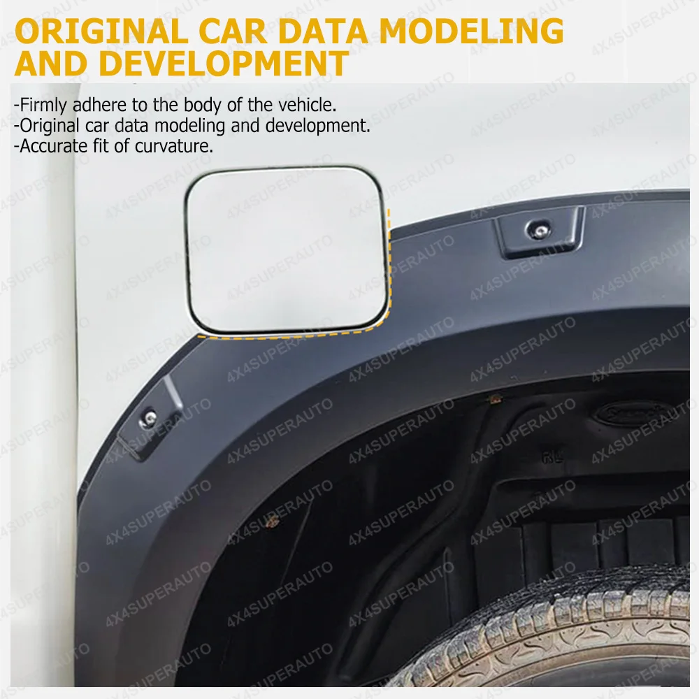 Pocket Style Fender Flares For Toyota Hilux Vigo SR SR5 2005-2014 30mm Widen Wheel Arch Extensions Offroad Car Accessories