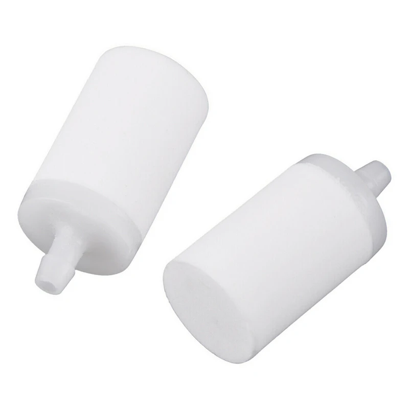 10Pcs Fuel Filter For Husqvarna Chainsaw 50 51 55 61 268 272 XP 345 350 351 353 High Quality White Solid Plastic Fuel Filters