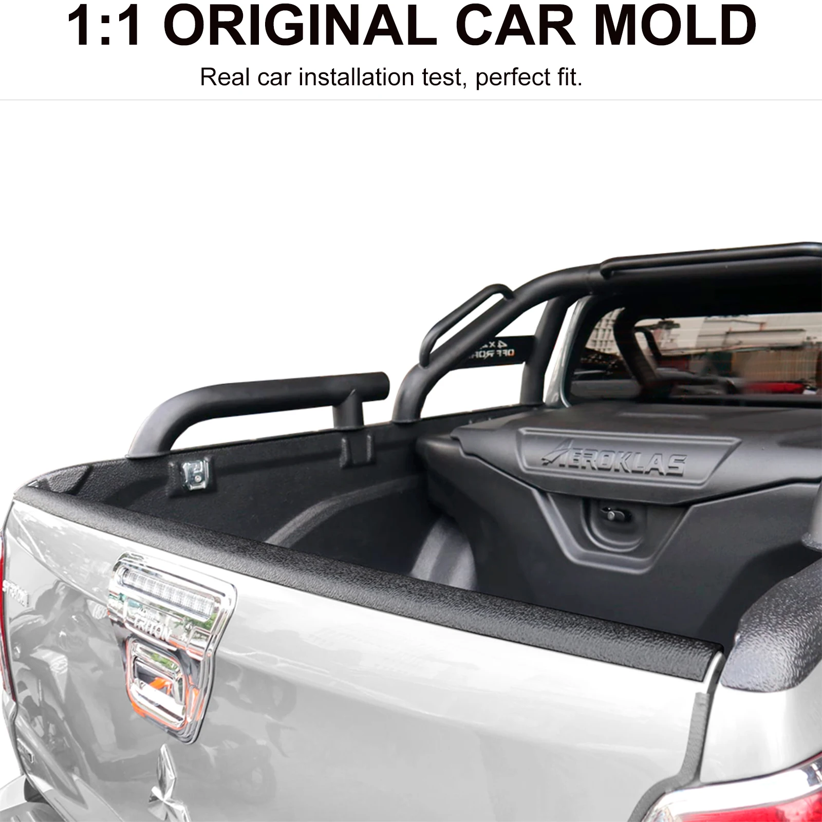 Tailgate Cover Trim Rear Gate Protector For Mitsubishi Triton L200 2019 2020 2021 2022 2023 Series 6 MR Auto Part Car Styling