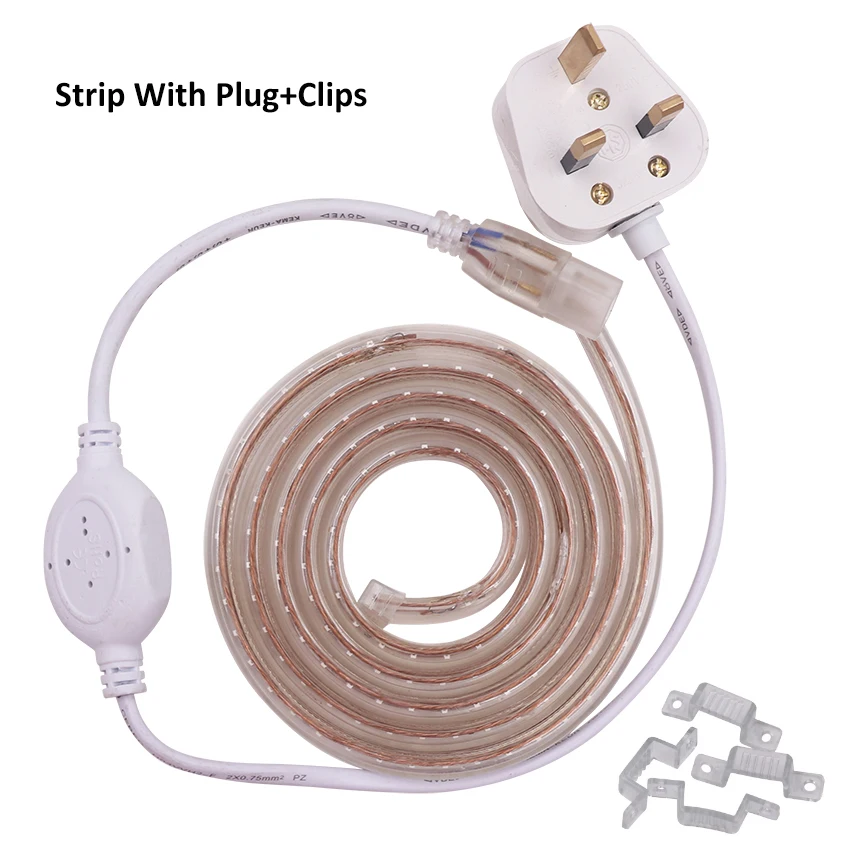 120LEDs/m SMD 3014 LED Strip Light 220V Outdoor Waterproof Lamp White Warm White Blue LED Tape Ribbon for Home Decor Lighting