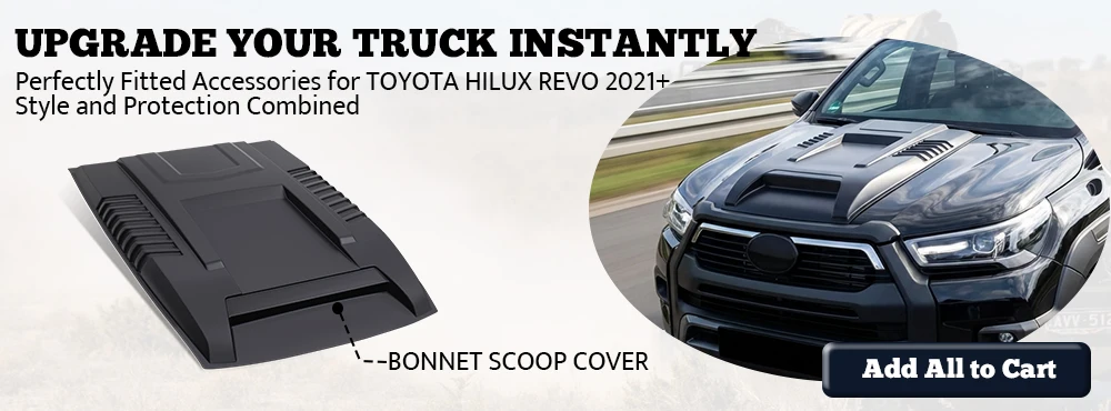 For Toyota Hilux N80 Fender Flares 2015-2024 Revo Rocco Rogue Wheel Arch Extensions OEM Style 12mm Wide ABS Matte Black