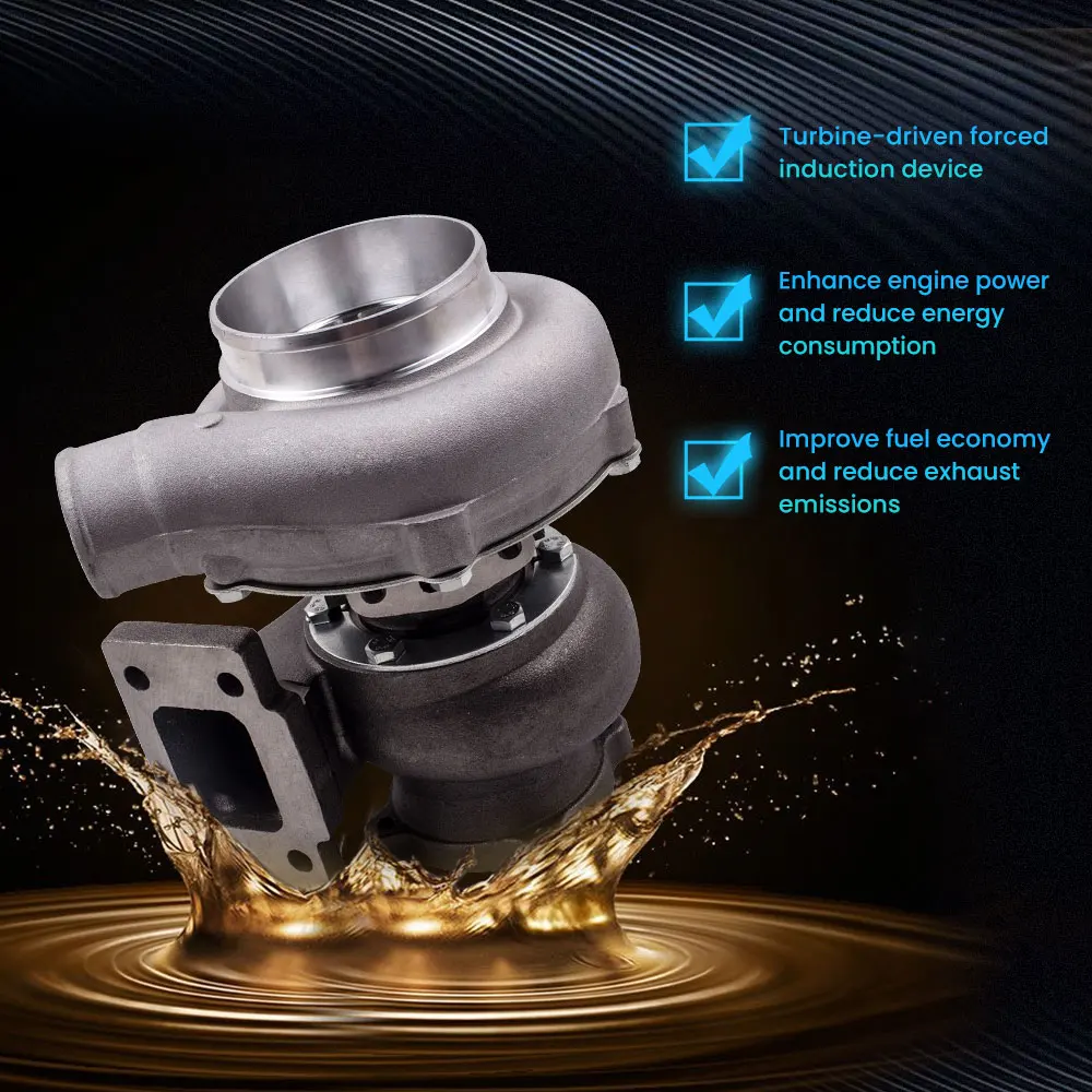 GT3076R GT3037 GT30 T3 4-BOLT Flange 500HP Turbo Charger 0.6 A/R 0.82 Turbine universal Turbo Charger 500BHP Water Cold