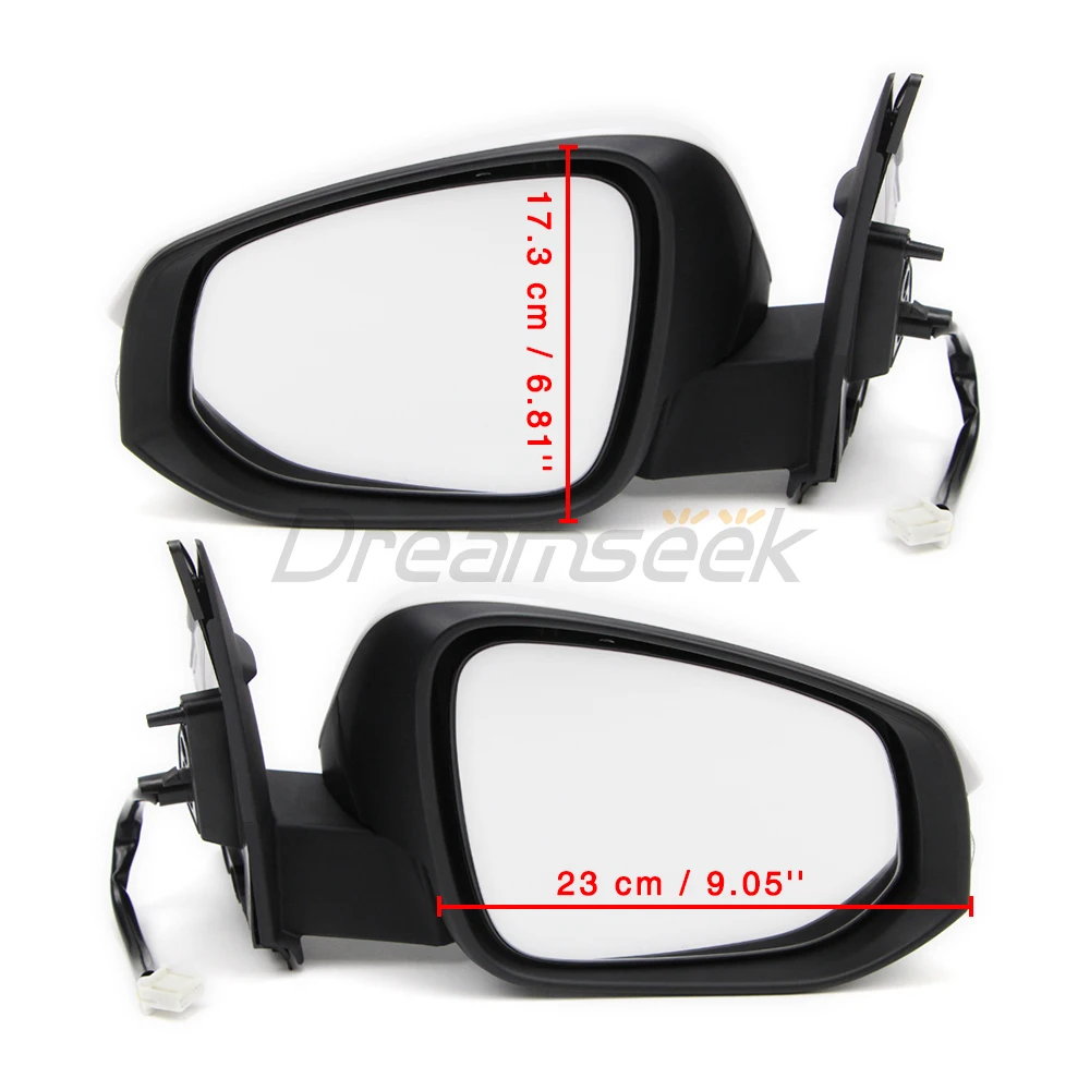 Left & Right Side Door Turn Signal Light Rearview Mirror For Toyota RAV4 XA40 2013 2014 2015 LED Side Mirror Indicator Lamp