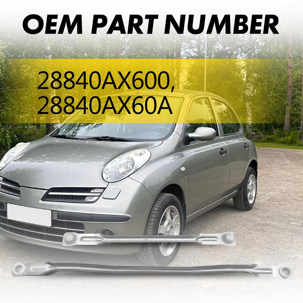 Windscreen Wiper Motor Linkage Repair Arms Rod Replacement Fits For Nissan Micra K12 C+C 2005 2006 2007 2008 2009 2010 Durable