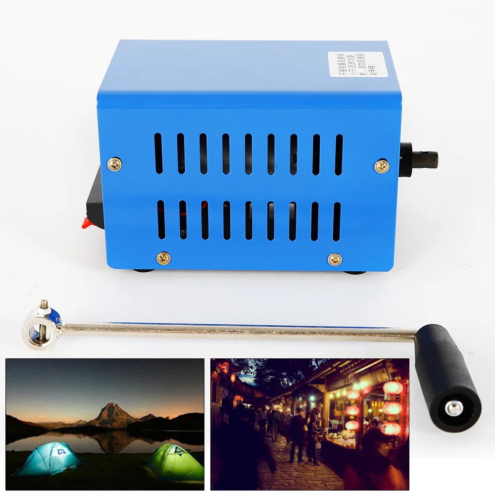 Multifunction Generator 20W Manual Dynamo Hand Crank Charger Generator USB Emergency Portable Generator For Travel Camping