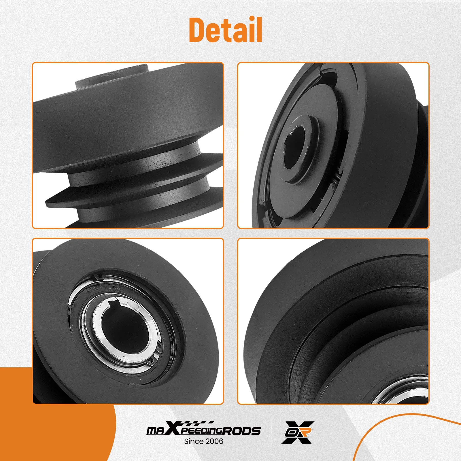 Dual Pulley Centrifugal Clutch 1" Bore for Go Karts ATV's 8HP-16HP Engine 200630