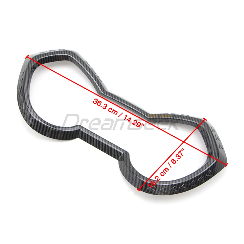 Motorcycle Instrument Frame Cover for Yamaha XMAX 250 300 125 2017 2018 2019 2020 2021 2022 2023 Speedometer Guard Carbon Style