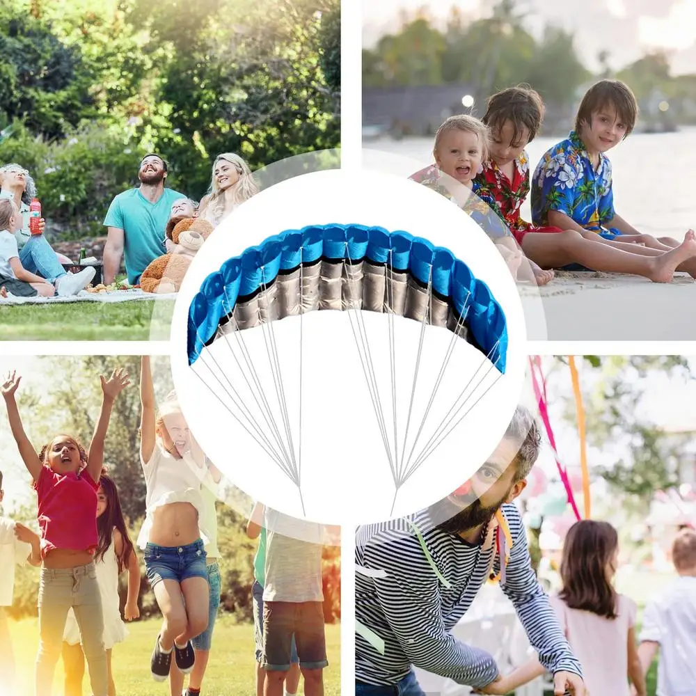 Stunt Kites For Adults 98inch Surfing Beach Flying Kite Outdoor Sports Fun Foldable Parachute Large Kitesurfing Training Kites