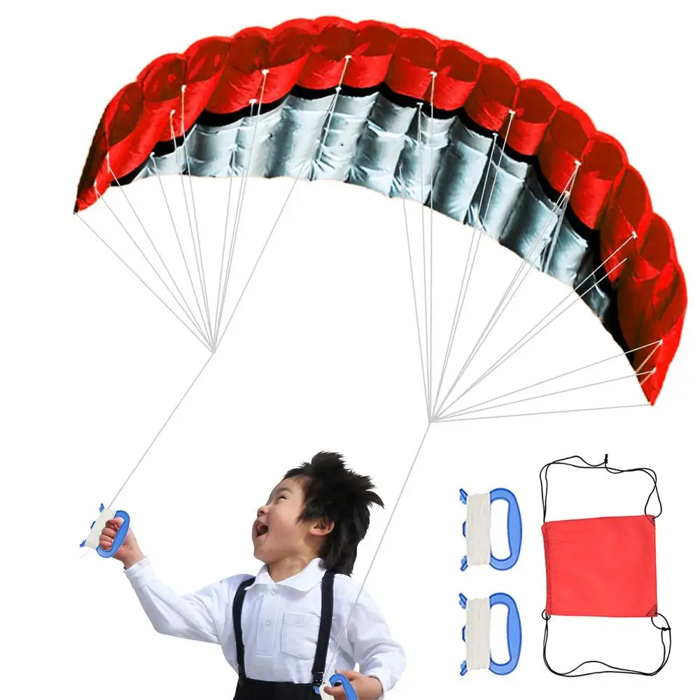 Stunt Kites For Adults 98inch Surfing Beach Flying Kite Outdoor Sports Fun Foldable Parachute Large Kitesurfing Training Kites
