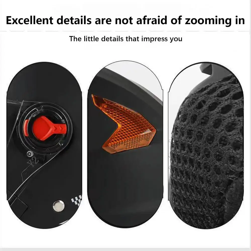 New Open Face Motorcycle Helmet Motorbike Helmets Seasons Safety Motor Bike Scooter With For Men Women Hot Sales