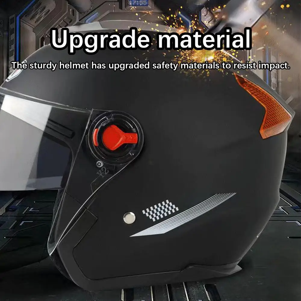 New Open Face Motorcycle Helmet Motorbike Helmets Seasons Safety Motor Bike Scooter With For Men Women Hot Sales