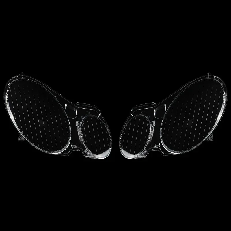 MAGICKIT Headlight Headlamp Lens Cover For Mercedes-Benz E Class W211 E280 E300 E320 E350 E500 E550 2002-2008 Polycarbonate