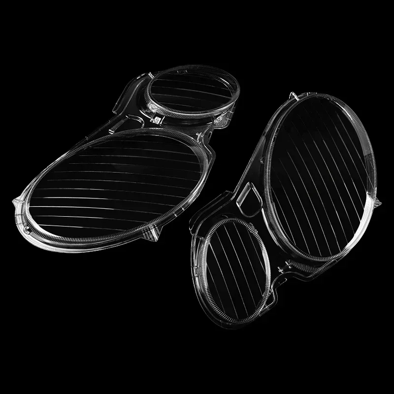 MAGICKIT Headlight Headlamp Lens Cover For Mercedes-Benz E Class W211 E280 E300 E320 E350 E500 E550 2002-2008 Polycarbonate