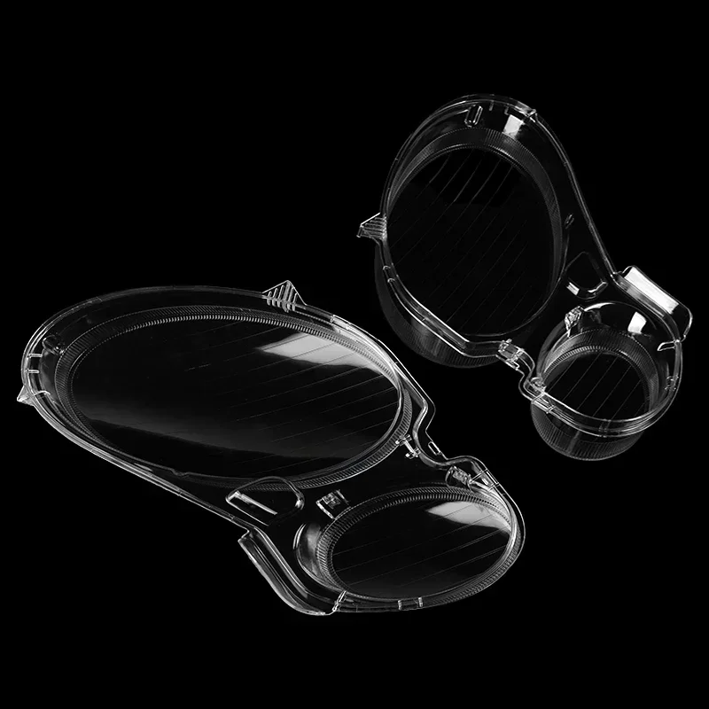 MAGICKIT Headlight Headlamp Lens Cover For Mercedes-Benz E Class W211 E280 E300 E320 E350 E500 E550 2002-2008 Polycarbonate
