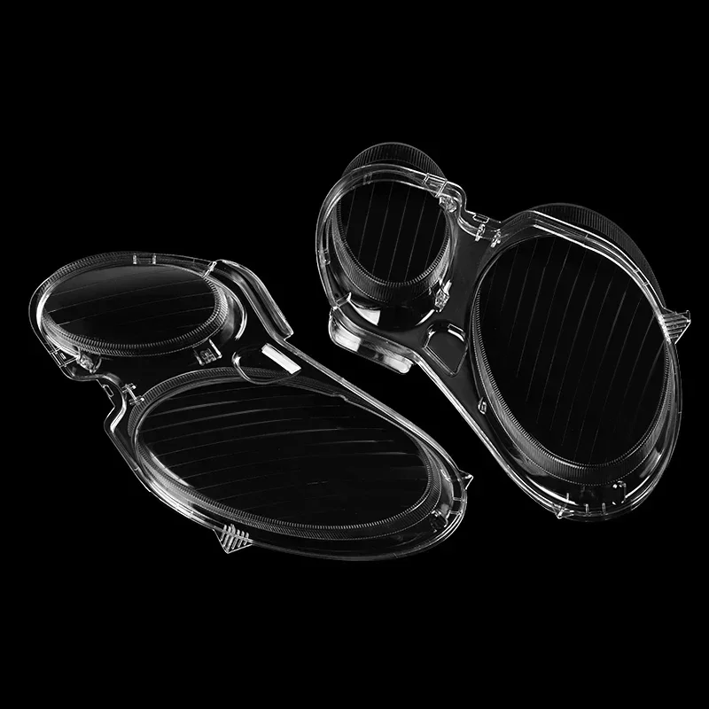 MAGICKIT Headlight Headlamp Lens Cover For Mercedes-Benz E Class W211 E280 E300 E320 E350 E500 E550 2002-2008 Polycarbonate