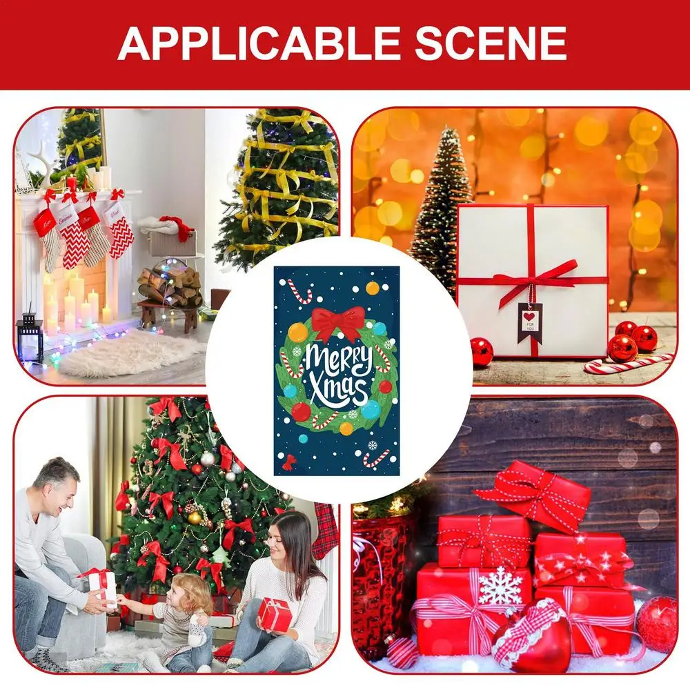 Christmas Greeting Cards 50 Pieces Cute Christmas Cards Christmas Card Present Card Unique Assorted Christmas Cards Christmas
