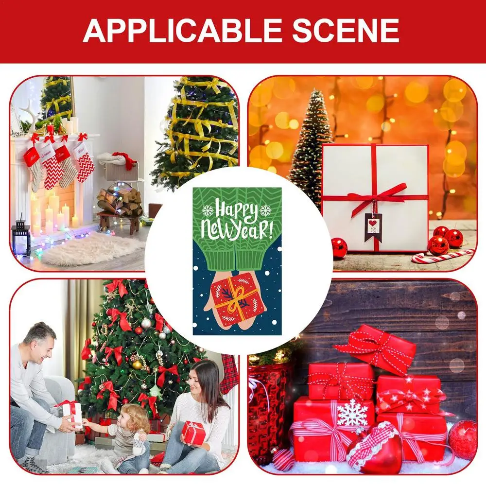 Christmas Greeting Cards 50 Pieces Cute Christmas Cards Christmas Card Present Card Unique Assorted Christmas Cards Christmas