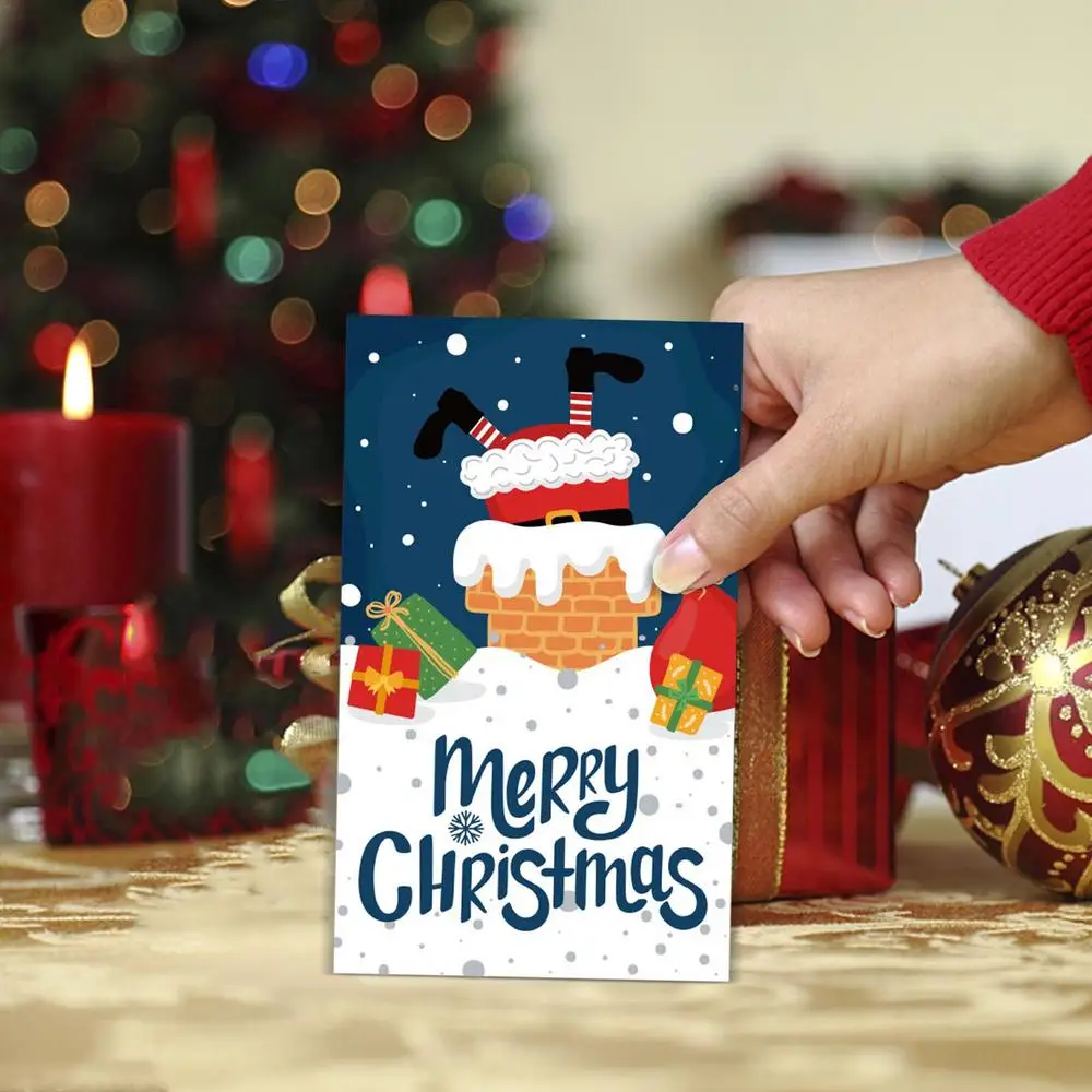 Christmas Greeting Cards 50 Pieces Cute Christmas Cards Christmas Card Present Card Unique Assorted Christmas Cards Christmas