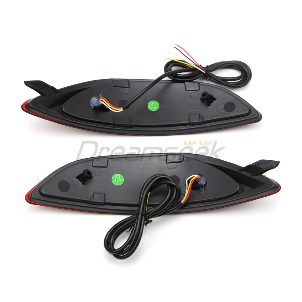 LED Rear Bumper Tail Light for Hyundai Solaris Verna Accent Sedan 2012 2013 2014 2015 2016 2017 Brake Lamp W Dynamic Turn Signal