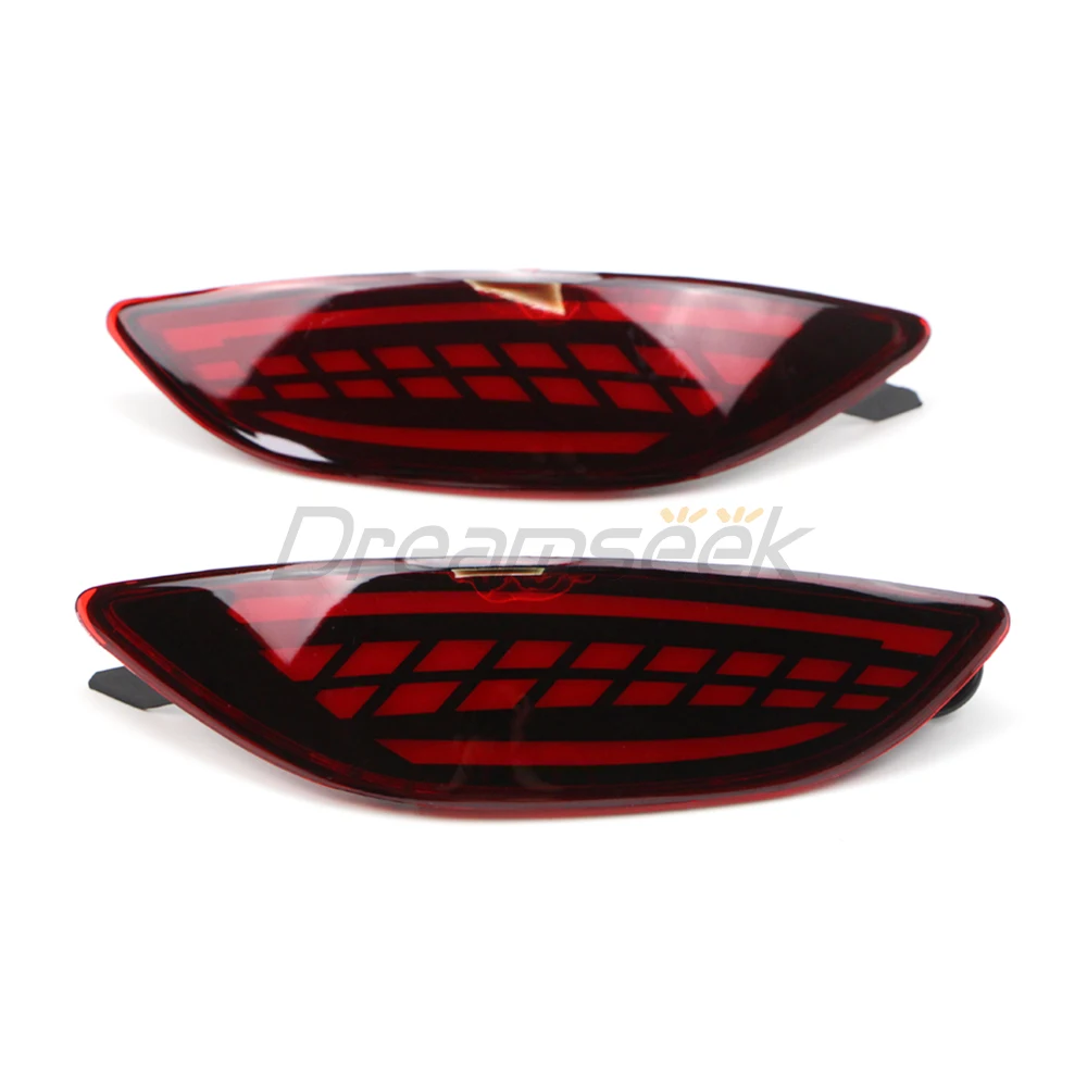 LED Rear Bumper Tail Light for Hyundai Solaris Verna Accent Sedan 2012 2013 2014 2015 2016 2017 Brake Lamp W Dynamic Turn Signal