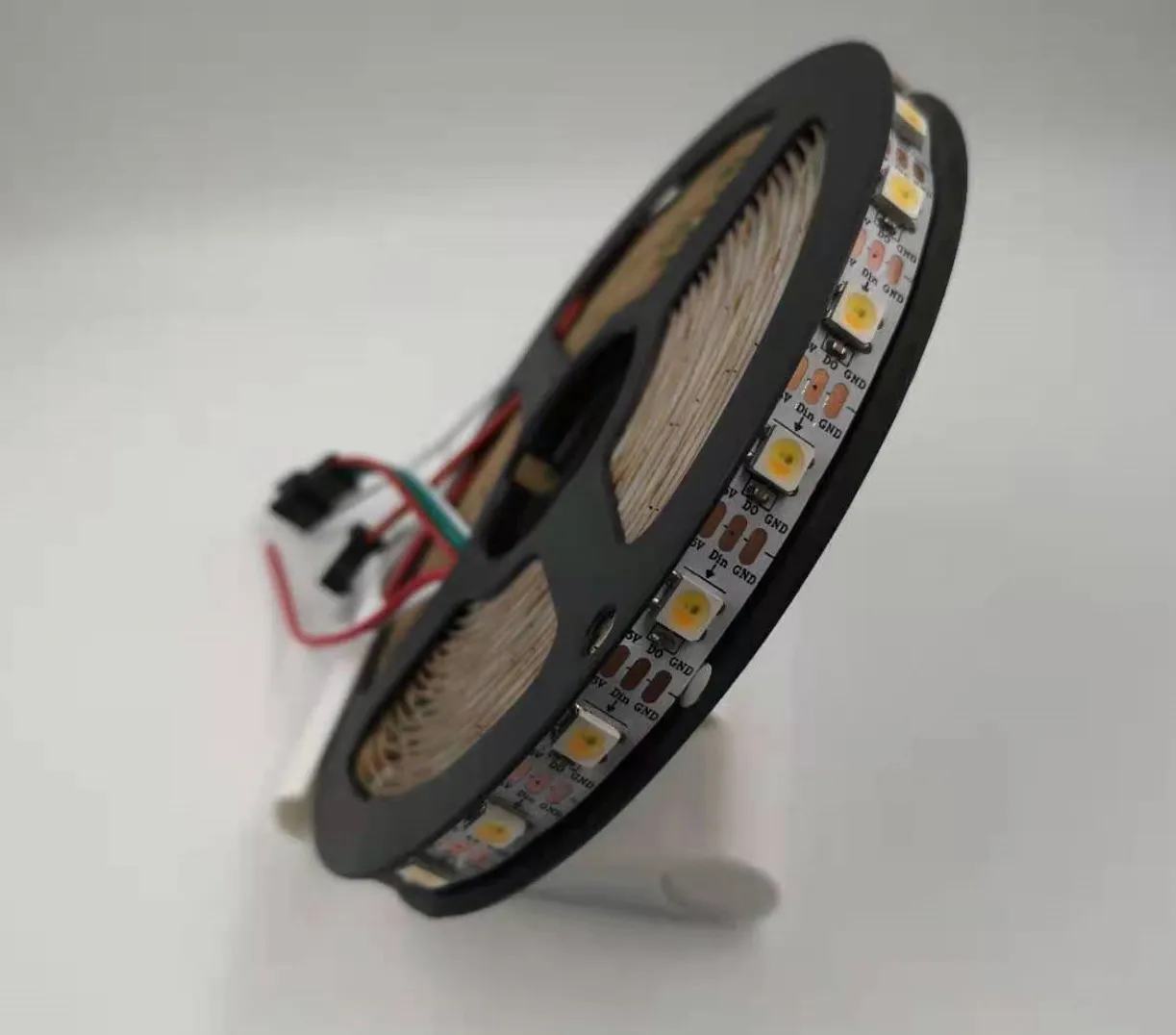 SK6812 WWA (warm white+cool white+amber color)LED Pixel Strip,30/60/144 leds/pixles/m;IP30/IP65/IP67 DC5V 5m