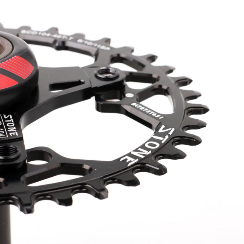 Stone Chainrings / Compatible with Mtb 104Bcd Monoplatos Potentiometer | 32t | 34t | 36t | Round Plate | Oval Plate | Stone | Sigeyi | Accessories | Material Aluminum | Hardness: 150Hb | Cycling | Teeth | Cnc |