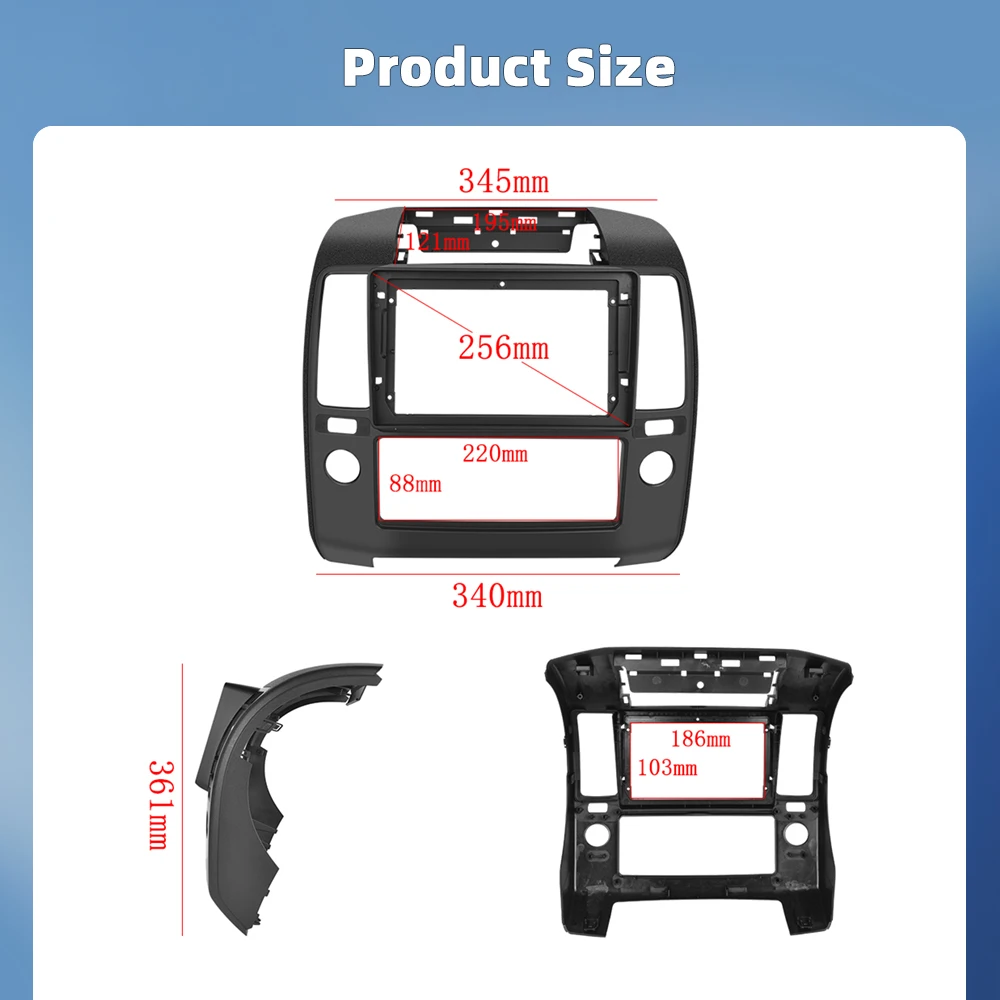 Podofo Android Car Radio For Nissan NAVARA 2006-2012 Carplay Android Auto Multimedia Player GPS Navigation RDS Head Unit