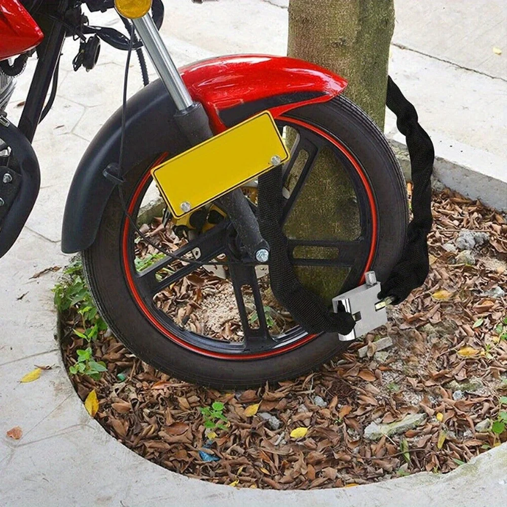 1.8m Bike Chain Lock Home Garden Bicycle Heavy Duty Security Padlock Motorbike