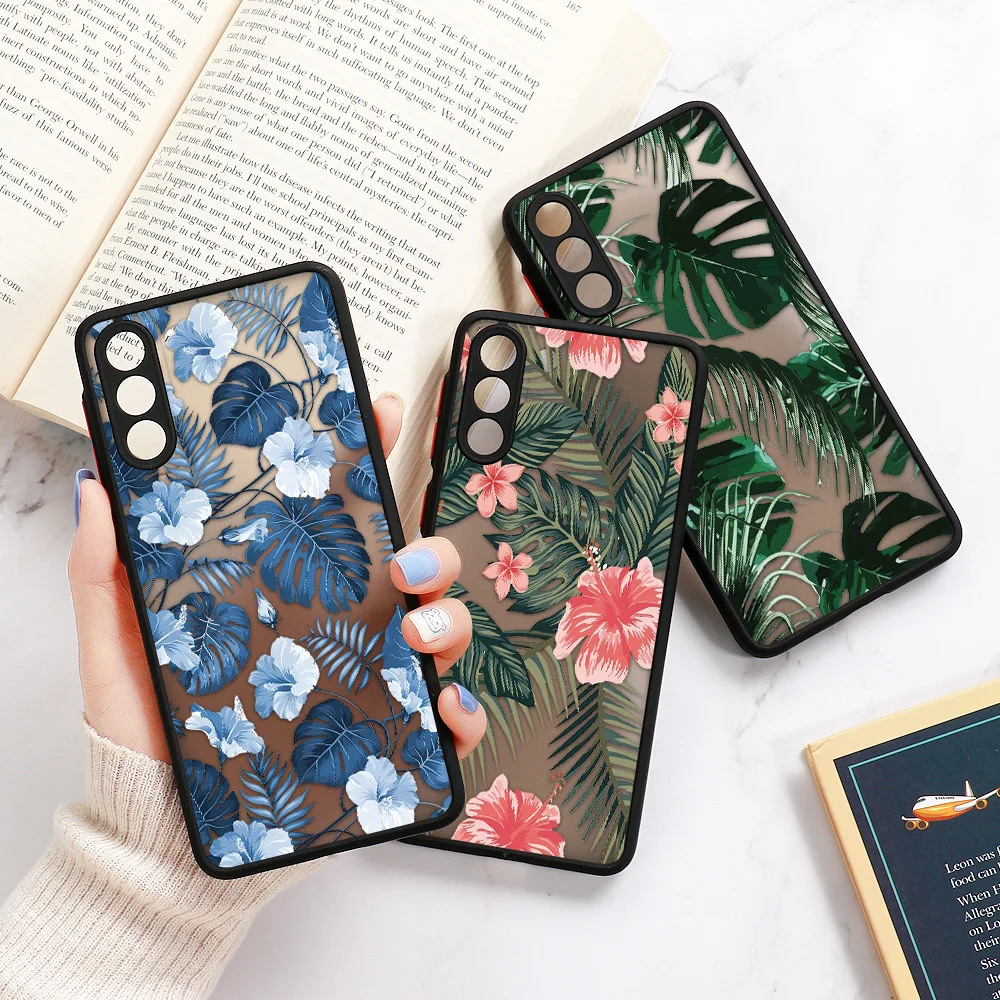 Palm tree Leaves Phone Case For Samsung A54 5G Cases Samsng A 54 A55 A35 A34 A53 A52S A33 A32 A50 A51 A23 A22 A14 A13 A05S Cover