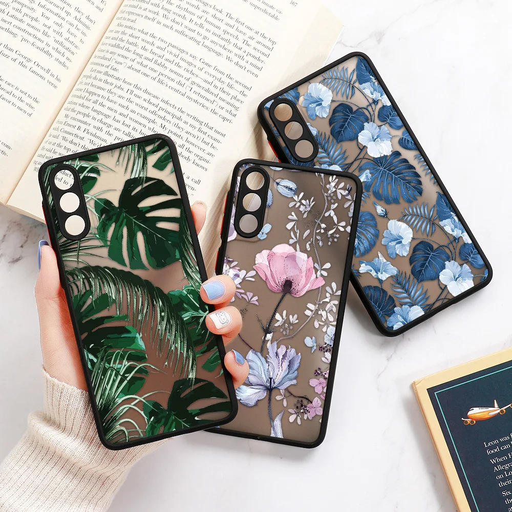 Palm tree Leaves Phone Case For Samsung A54 5G Cases Samsng A 54 A55 A35 A34 A53 A52S A33 A32 A50 A51 A23 A22 A14 A13 A05S Cover