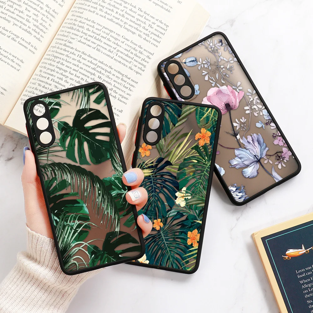 Palm tree Leaves Phone Case For Samsung A54 5G Cases Samsng A 54 A55 A35 A34 A53 A52S A33 A32 A50 A51 A23 A22 A14 A13 A05S Cover
