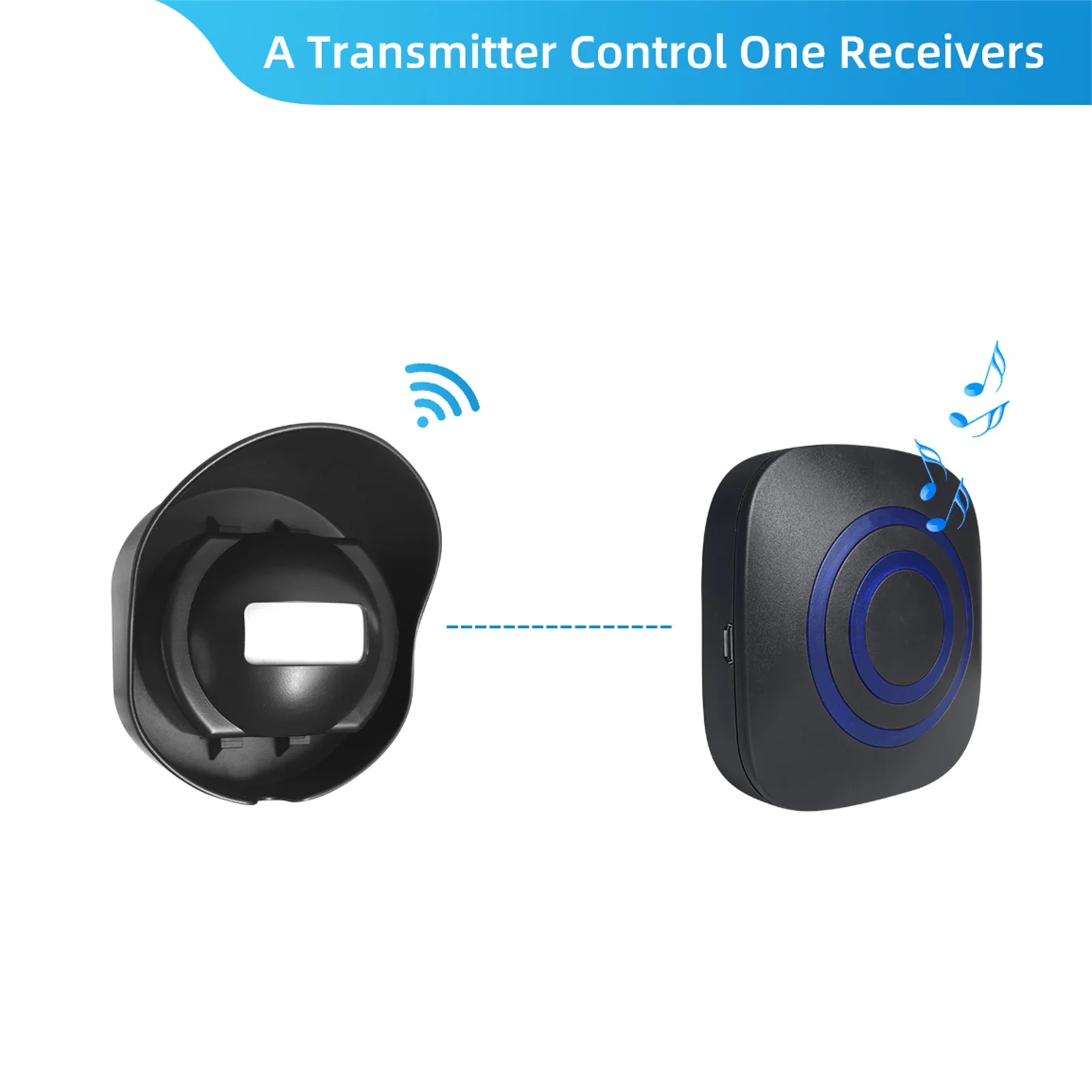 Wireless Entry Door Bell Welcome Motion Sensor with 38 Chimes 200M For Shop Entry Company Security Protection Alarm Doorbell